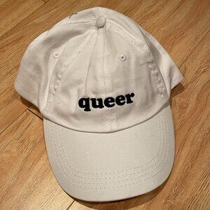 Phluid Project Proud Queer Baseball Cap Hat White